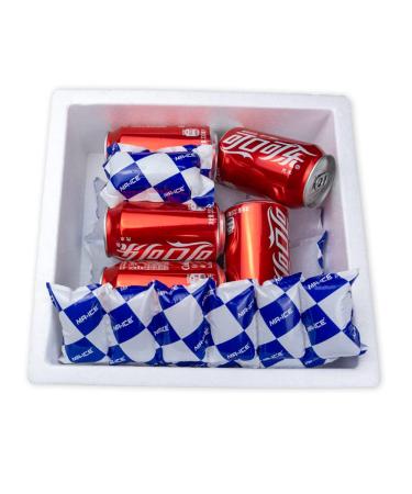 Dry Ice Packs for Shipping - Flexible Cold Packs for Frozen Food - Ice Blankets for Coolers - 8 Sheets of 24 Cells Each - Buy Online on GoSupps.com