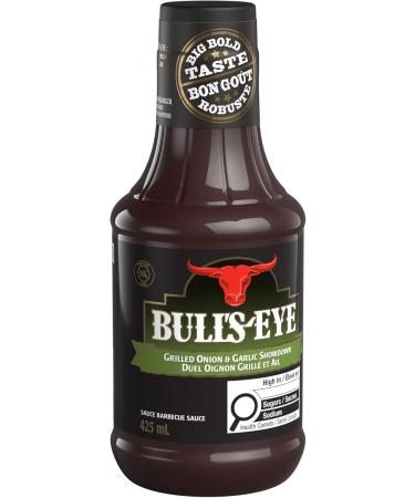 Bull's-Eye Grilled Onion & Garlic BBQ Sauce 425ml 425mL Grilled Onion & Garlic - Buy Online on GoSupps.com