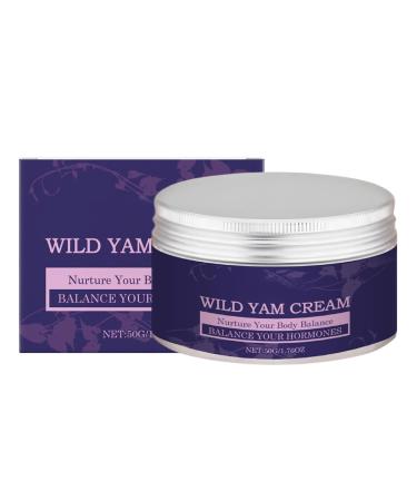 Bsbkoj Yam Cream for Women Compact Wild Yams Root Oil Adorable Nourishing Face Creams Natural Enriched Nourishing Original Extracts Comfort and Relief Support Face Skin Care