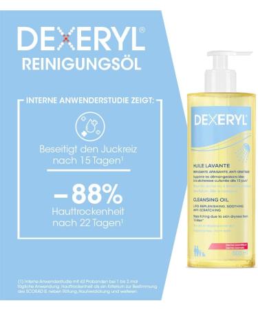 DEXERYL Cleansing Oil for Dry and Eczema Prone Skin - 500ml - Buy Online on GoSupps.com