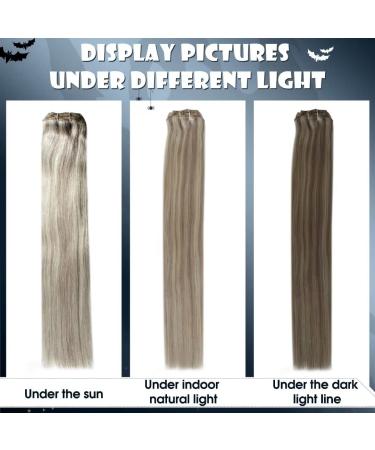 Buy Hetto Blond Clip-in Real Hair Extensions | Remy Clip Extensions with Ashblond Highlights | 120g 35 cm #17/2 #p17/23 - Fast International Shipping - Buy Online on GoSupps.com