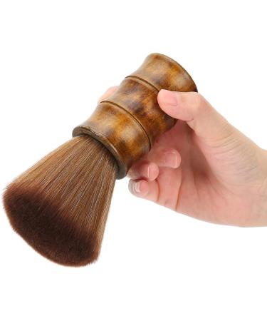 Hair Brush Wooden Neck Face Duster Cleaning Sweeping Portable Soft Salon Stylist Hairdressing Broken Hair Removal Sweep Brush Barber Shop - Buy Online on GoSupps.com