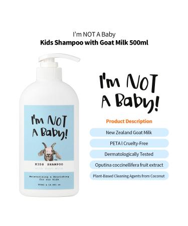 Kids Shower Gift Set | Plant-Based Goat Milk Shampoo & Conditioner | Dermatologist Tested Allergen-Free Cruelty-Free for Dry Sensitive Skin & Scalp - Buy Online on GoSupps.com