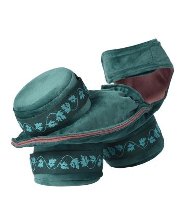 Gleavi 1 piece 3 MoxibusionSet Stand Moxibusstandstank Moxibustion Tool Muscle stiffness Moxa-Box smoke-free Moxa-box cover portable burner portable moxibus tion green