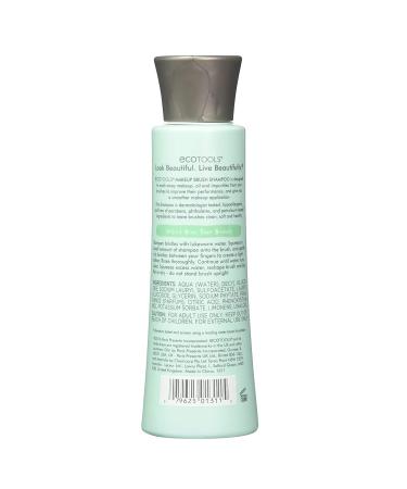 Ecotools Cruelty Free Makeup Brush Cleansing Shampoo 6oz - Pack of 2 | Eco-Friendly Formula to Wash Away Surface Makeup and Impurities - Buy Online on GoSupps.com