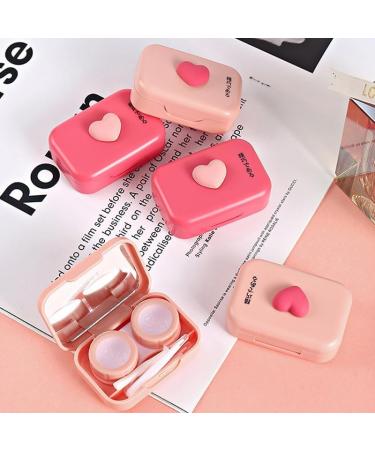 ikappy Rose Red Contact Lens Box & Case - Stylish Storage for Your Contacts | Shop Internationally - Buy Online on GoSupps.com