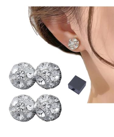 Dorina EarAcupressure Magnetherapy Detoxi Earrings Dorina Ear Acupressure Magnetherapy Detox Earrings Dorina Earrings for Weight Loss (Silver)