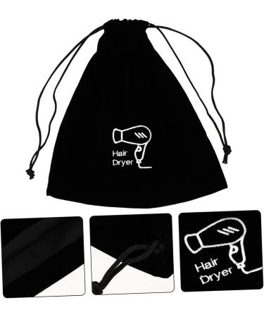 FOYTOKI 3 Pcs Organizer Bag Black Wig Flannel Black Purse Storage Organizer - Buy Online on GoSupps.com