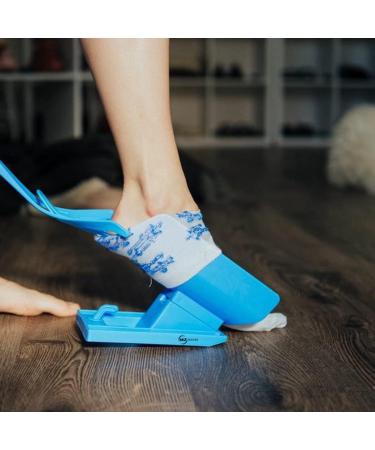 Universal Sock Puller & Sock Aid - Long Shoe Horn for Pregnancy & Back Pain Relief - Perfect Gift - Buy Online on GoSupps.com