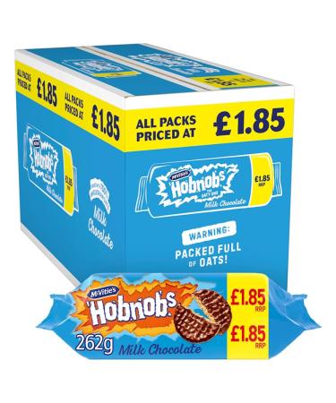 McVities Biscuits (McVities Milk Chocolate Hobnobs) 15 x 262g