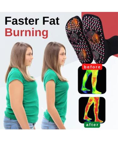 Tomalin Acupressure Self-Heating Shaping Socks - Afiz Tourmaline Slimming Health Sock & Magnetic Foot Massage - 3PCS-E for Ultimate Comfort & Wellness - Buy Online on GoSupps.com