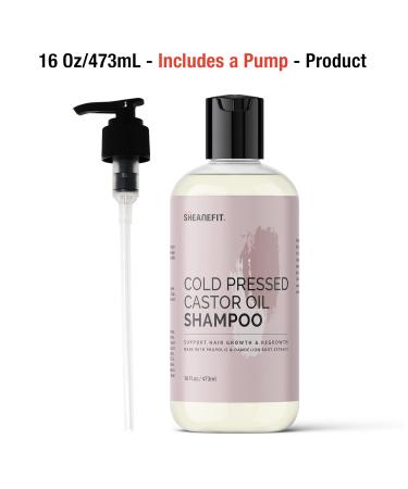 Cold Pressed Castor Oil Shampoo & Conditioner Set 16oz | Nourish & Strengthen Hair Growth | International Shipping - Buy Online on GoSupps.com