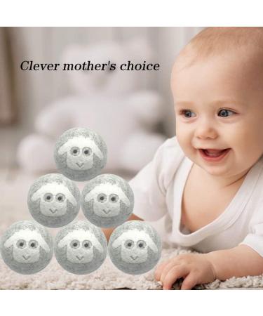 Wool Drying Ball 3 inches XL 100% New Zealand Wool Organic Reusable Natural Fabric Softener Low Allergy Infant Safety - Buy Online on GoSupps.com