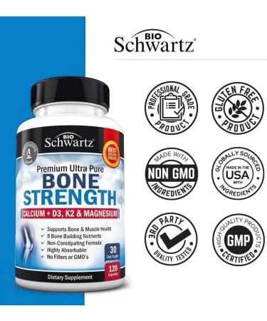 BioSchwartz Daily Multivitamin for Women 50 & Over (1 Month Supply) Plus Bone Strength Mineral Supplement with Calcium and Magnesium (1 Month Supply) - Buy Online on GoSupps.com