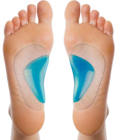 Gel Arch Support Shoe Insoles: Relieve Flat Feet, Plantar Fasciitis & Back Pain. Discreet Adhesive Sticker - 3 Pairs - Buy Online on GoSupps.com