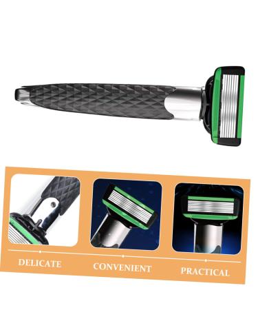 Professional Men's Safety Razor Set - Beard Eyebrow & Mustache Shaver | Double Edge Metal Handle - Buy Online on GoSupps.com