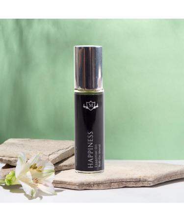 Mystix London | Happiness Essential Oil Roll-On Blend 5 Pack - 5 x 15ml | Perfect as a Gift | Handmade in UK - Buy Online on GoSupps.com