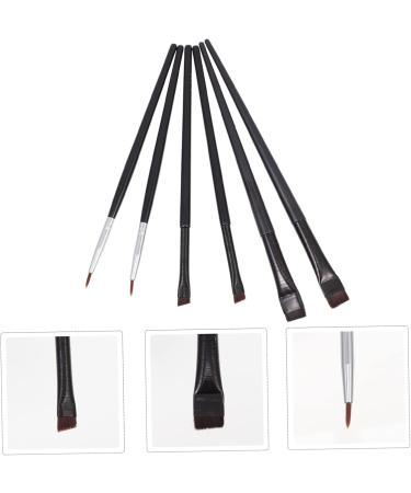 Balacoo Angled Brow Brush 6pcs Eyeliner Makeup Brush Eyeliner Applicator Eyeliner Makeup Tool Eye Brush Girl Tool Brush - Buy Online on GoSupps.com