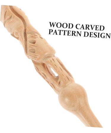 GANAZONO Wood Carved Ear Scoop Tool Durable Earwax Removal Tool for Ear Cleaning Reusable Wax Scoop for Personal Care and Made from Sturdy Wood - Buy Online on GoSupps.com