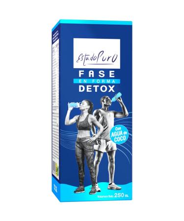 TONGIL Phase Detox Pure Condition 250ml - Powerful Slimming Diuretic and Drainage for Liquid Retention - With Plant Extracts Artichoke Ponytail and Coconut Water to Restock