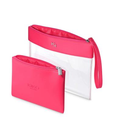 KIKO Milano Transparent Beauty Case 002 | Premium Cosmetic Bag with Inner Pouch - International Shipping Available - Buy Online on GoSupps.com