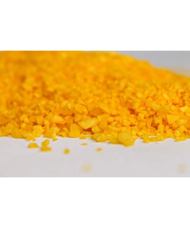 Yellow Popping Candy 100g - Cocoa Butter Coated Unflavoured Natural Yellow Coloured Popping Candy for Baking Cake Decoration Yellow Coated 100 g (Pack of 1) - Buy Online on GoSupps.com