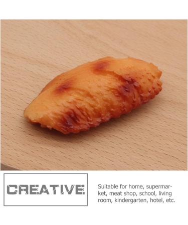 Operitacx 1 Set Chicken Leg and Wing Model Fake Chicken Wings Plush Fake Food Diorama Simulated Chicken Drumstick Display Supply Realistic Food Decor Models Chicken Drumsticks Fried Meat Pvc - Buy Online on GoSupps.com
