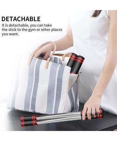 2pcs Yoga Sticks Stretching Tool for Posture Correction & Humpback Correction - 80cm/31.5inch Durable Body Shaping Gym Stick for Indoor Sports - Buy Online on GoSupps.com