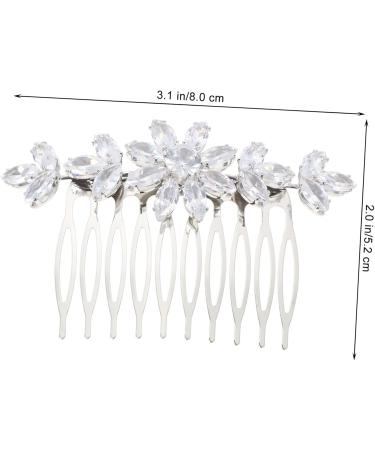 Housoutil Bangs Comb Bride Hair Accessories Wedding Bridal Accessories Hair Clips for Bangs Bride Accessories Womens Accessories Pearl Headpiece Simple Bridesmaid Aluminum Alloy Bar Mitzvah - Buy Online on GoSupps.com