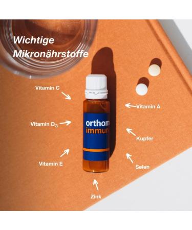 Orthomol Immune - Micronutrients for Immune Support with Vitamin C D & Zinc - 30 Daily Portions Tablets & Drink Mix - Buy Online on GoSupps.com