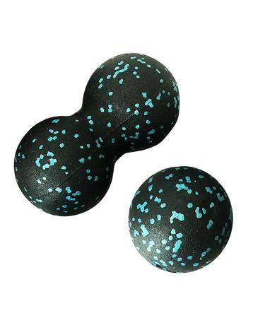 Calayu self-massage ball peanut massage ball fascia ball set lacrosse ball muscle roll for spine fascia neck acupressure plantar fasciitis reflexzone massage - Buy Online on GoSupps.com