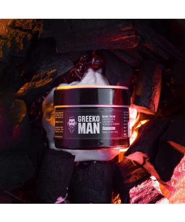 Vasu Greeko Man Beard Cream - 50ml | Nourish & Style with Shea Butter Olive Oil & Vitamin E - Buy Online on GoSupps.com