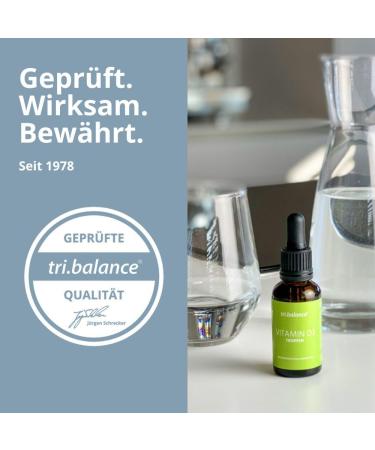  tri.balance tri.balance Vitamin D3 Drops (1 x 30 ml) 800 IU - in MCT oil - Buy Online on GoSupps.com