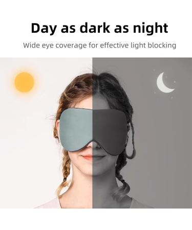 Buy Sleep Mask FSA & HSA Eligible Dual-Sided Warm & Cool Eye Mask Light Blocking Adjustable Ear Loops Gray for Men & Women | Shop Now - Buy Online on GoSupps.com