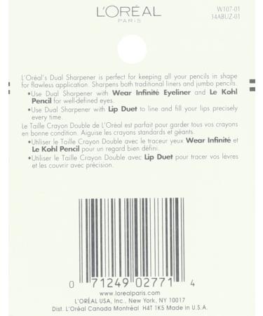 L'Or al Paris Dual Sharpener - Precision Makeup Pencil Sharpener - Buy Online on GoSupps.com