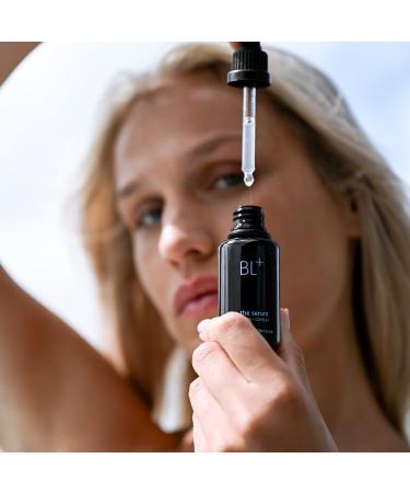 Blue Lagoon Iceland BL+ The Serum Daily Anti-Aging Facial Treatment | Sustainable Bioactive Luxury Skincare (Full Size 1 fl oz | 30 ml) - Buy Online on GoSupps.com