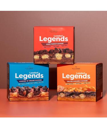 THE PROTEIN WORKS Protein Works - Loaded Legend Bars | 14g Protein | 12 Packs x 47g | Low Sugar | Salted Caramel - Buy Online on GoSupps.com