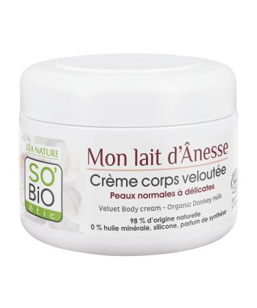 SO'BiO tic - Cr me velout e nourrissante corps - Peau normale|Peau s che - Certifi Cosmebio - Pot de 200 ml 200 ml (Lot de 1)