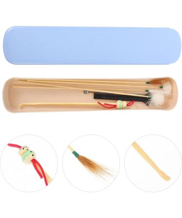 Wooden Ear Wax Removal Kit - Portable Ear Cleaning Tool Set - Buy Online on GoSupps.com