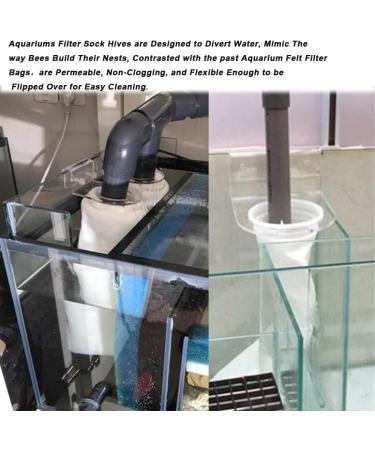 Buy Aywfey 6-Pack 10.2 cm 150 Micron Honeycomb Filter Socks - Aquarium & Pond Anti-Overflow Solutions - Buy Online on GoSupps.com