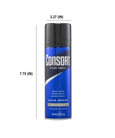 Consort Hair Spray Regular Hold Aerosol  8.30 Ounce - Buy Online on GoSupps.com
