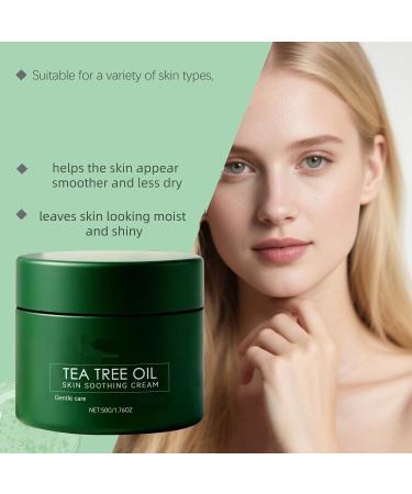  ZHJZGS Set of 4 soothing creams with tea tree oil - Gently moisturizes leaving skin smoother softer and hydrated improving the appearance of dryness for a smoother complexion - Buy Online on GoSupps.com