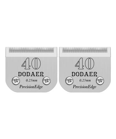Ceramic blades for dog hair cutters compatible with Moser 45-50/Heiniger/Andis Easter A5 choice KM10 size 40# 1/100 inch (0.25 mm) cutting length 2 pieces 40# 0.25 mm (2 sets) - Buy Online on GoSupps.com