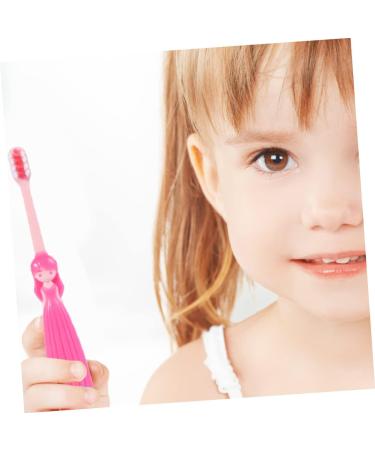 WOONEKY Children s Toothbrush Set - 4 Ergonomic Soft Nylon Travel Toothbrushes in Assorted Colors - Buy Online on GoSupps.com