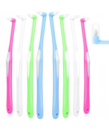 Sularpek 8 pieces Tuft Toothbrush insert brush with independent protective caps soft insert raven brush interdental brush for orthodontic braces and bridges Detailed cleaning - Buy Online on GoSupps.com