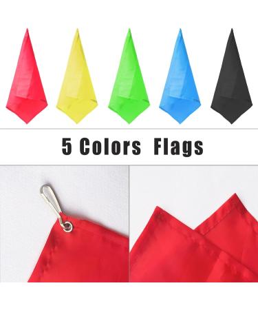 Horse Training Flag with Extendable Stainless Flagpole 5 Color Equestrian Training Flags Pole Horse Training Equipment with Telescoping Handheld Flagpole for Horse Lunging Training - Buy Online on GoSupps.com