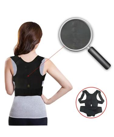 Corrector Back Straight Brace Belt Magnetic Posture Corrective Lumbar Support Straight Male Female Brace Belt New Black L - Buy Online on GoSupps.com