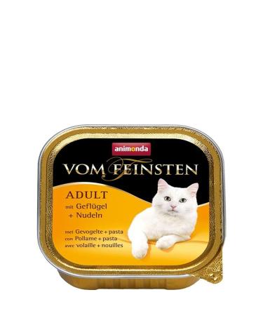 Animonda of the finest wet feed cat adult - with poultry + pasta 32 x 100g - high -quality premiere cat food wet grain free - cat cat wet food for cats cat - Buy Online on GoSupps.com