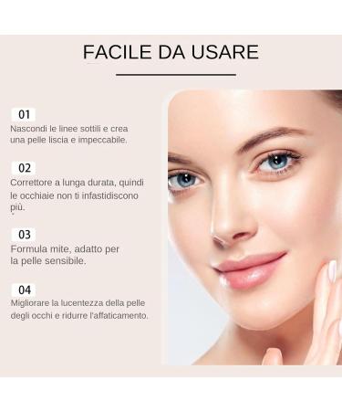 Under-eye concept for girls - cream concealer makeup lightweight moisturizing formula smooth cosmetic natural color coverage | Professional black circle concealer for - Buy Online on GoSupps.com