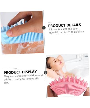CLISPEED 3 Sets Silicone Shampoo Brush - Portable Hair Massage & Bath Brushes for Ultimate Scalp Care - Buy Online on GoSupps.com